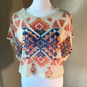 Tribal Print Women's Top - Multicolor